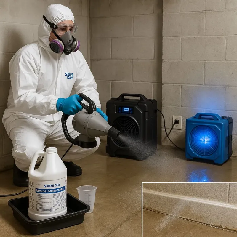 Sanitization and Odor Removal process in Golden Hills, CA