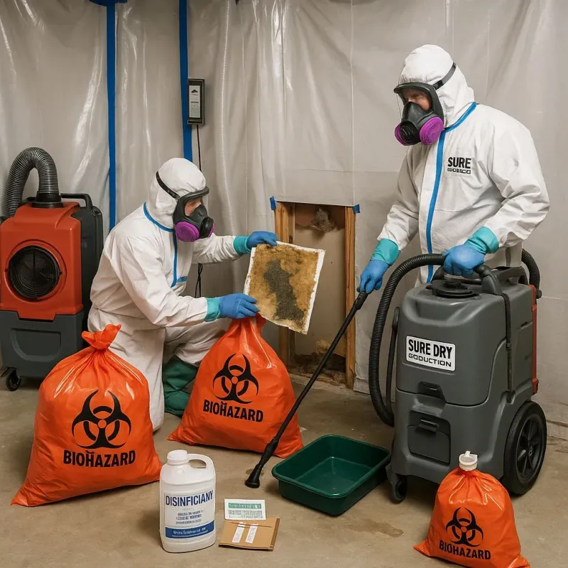 Contaminated Water Handling Protocols process in Golden Hills, CA